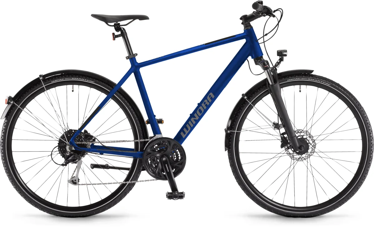 Winora Domingo 27 Sport — Infinity Blue matte, maat 60 cm